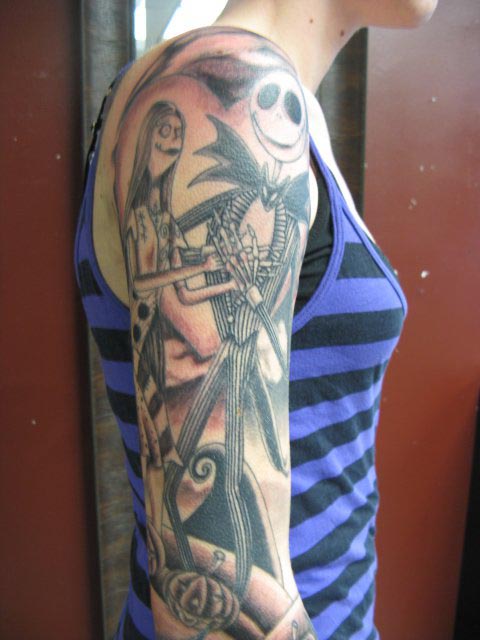 nightmare before christmas tattoos. Leave a Comment. Awesome